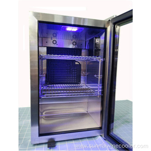 Low noise Compact Refrigerator Showcase for Hotel Household